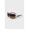 Sunglasses with rhinestones