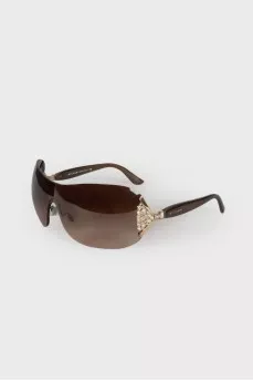 Sunglasses with rhinestones