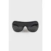 Black sunglasses with rhinestones