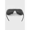 Black sunglasses with rhinestones