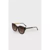 Black and golden sunglasses 