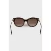 Black and golden sunglasses 