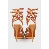 Light brown leather sandals