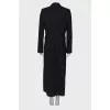 Black troiscarre dress