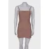 Draped mini dress