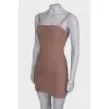 Draped mini dress
