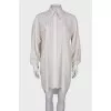Straight fit shirt dress
