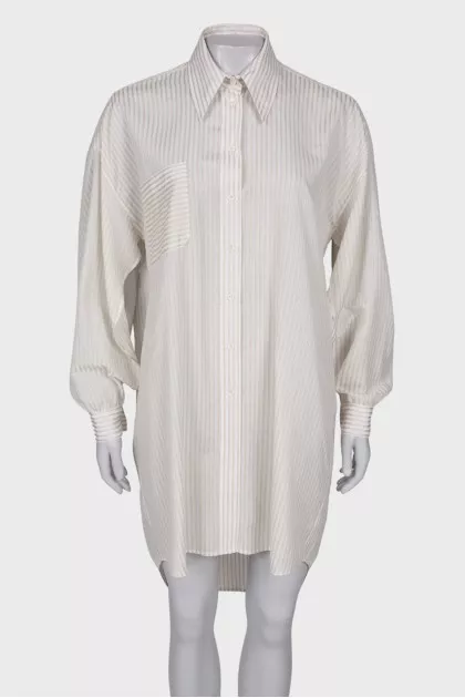 Straight fit shirt dress