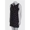 V-neck print dress