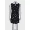 V-neck print dress