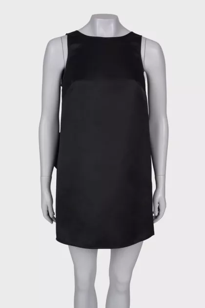 Black dress with a massive bow