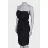 Draped bandeau dress