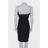 Draped bandeau dress