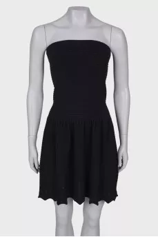 Mini dress with tag