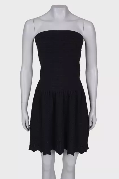 Mini dress with tag
