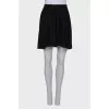 Front pleated skirt