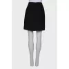 Front pleated skirt