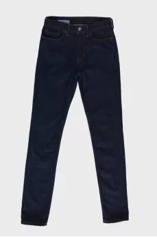 Navy blue skinny jeans