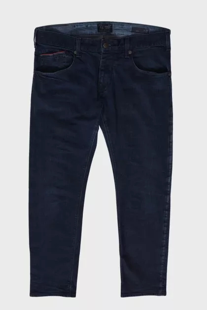 Men's dark blue jeans