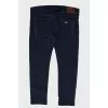 Men's dark blue jeans
