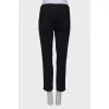 Black straight fit jeans
