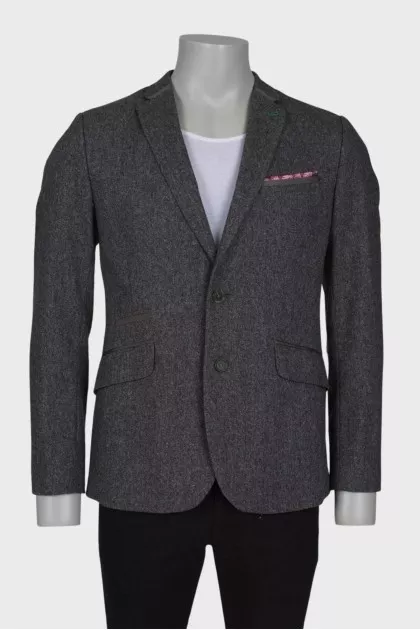 Men's gray jacket