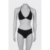 Black swimsuit with tag
