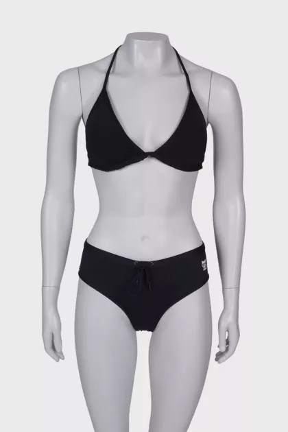 Black swimsuit with tag