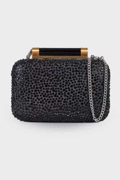 Black combo clutch
