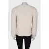 Knitted milky sweater with tag