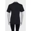 Dark gray T-shirt with patches