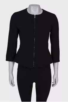 Black fitted jacket