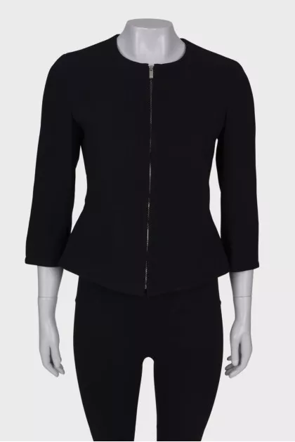 Black fitted jacket