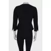 Black fitted jacket