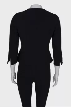 Black fitted jacket