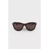 Mottled frame sunglasses