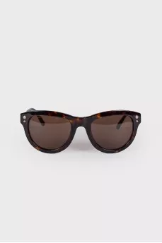 Mottled frame sunglasses