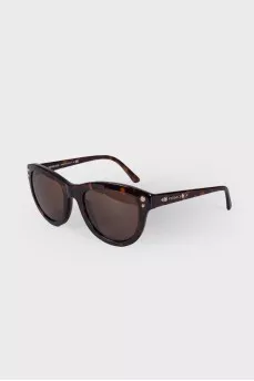 Mottled frame sunglasses