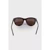 Mottled frame sunglasses