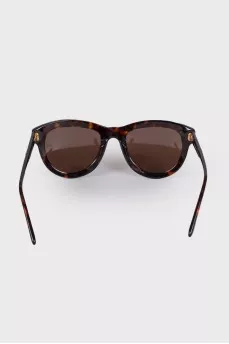 Mottled frame sunglasses