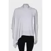 White asymmetric T-shirt