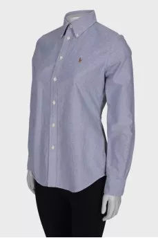 Gray custom fit shirt