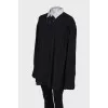 Long collar shirt dress