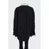 Long collar shirt dress