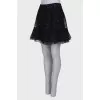 Black skirt with sequins