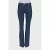 Blue palazzo jeans