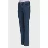 Blue palazzo jeans