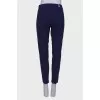 Navy blue trousers