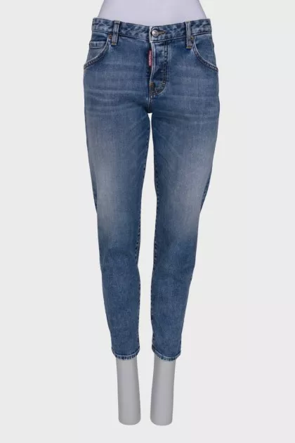 Light blue straight fit jeans