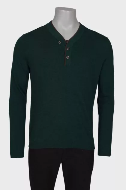 Dark green men's jumper